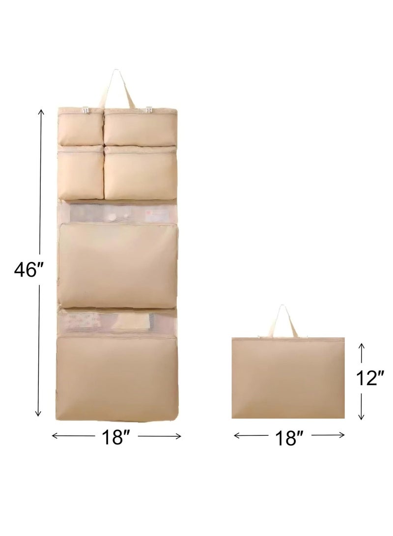 baytella 8-in-1 Hanging Travel Organizer Bag, Large Capacity Luggage & Packing Cube Set with Mesh and Zipper Compartments for Suitcase, Hotel and Car - Image 2